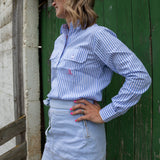 Women's WORKSHIRT - Blue Stripe