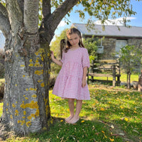 Isabella Tiered Dress - Blush Pink