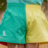 Children's Short - Pastel Yellow, Pink and Spearmint