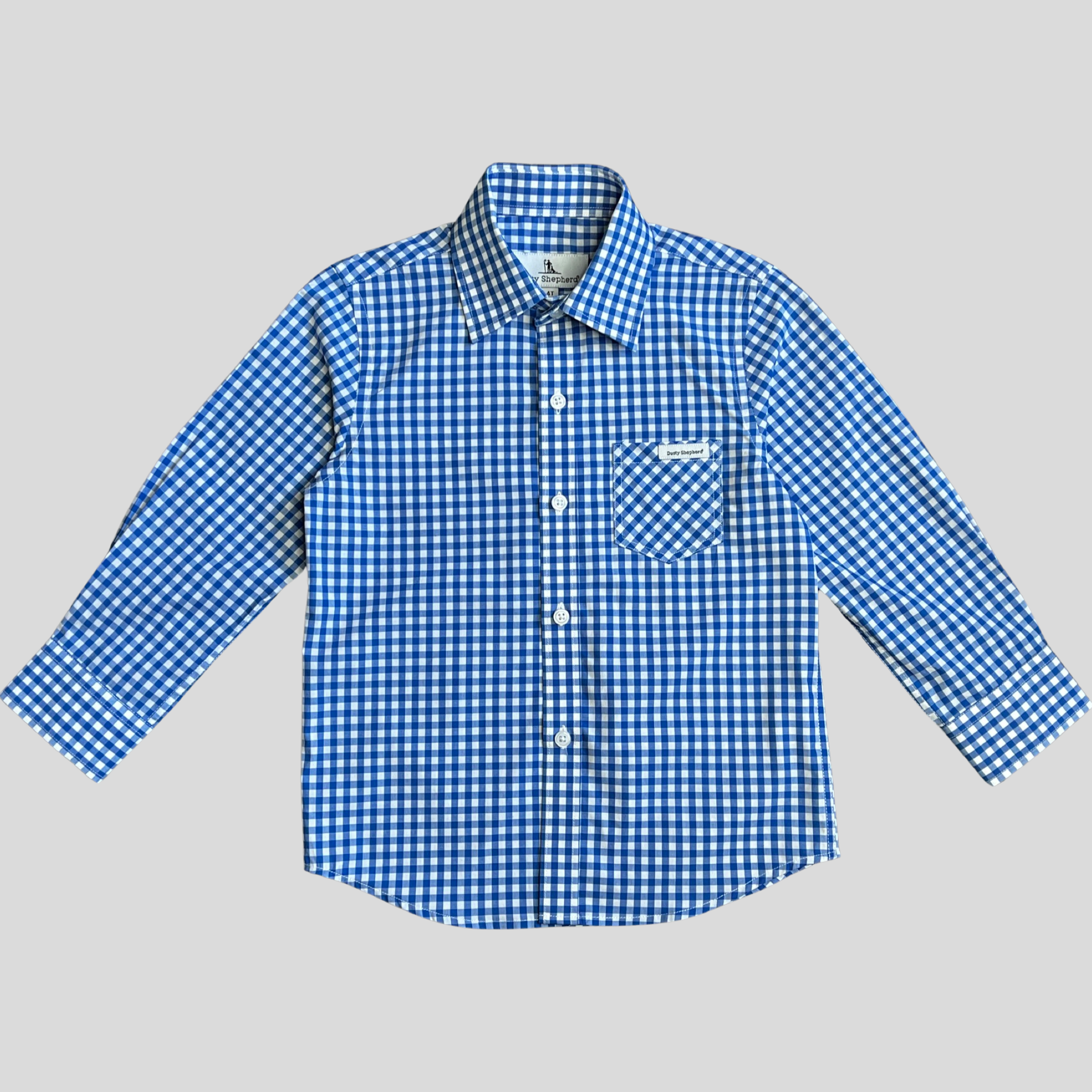 Milford Check Shirt - Blue (2, 4 left)