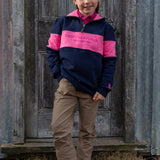 Kids Countryside Quarter Zip - Pink