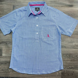 Women's Tussock Short Sleeve Shirt - Royal Blue