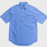 Tussock Short Sleeve Shirt - Royal Blue