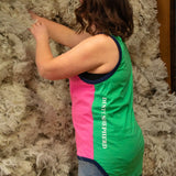 Shearer's Singlet - Pink and Green