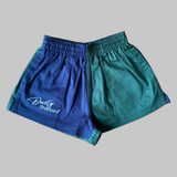 Children's Short - Navy and Bottle Green