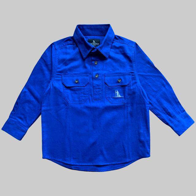 Dusty Kids - WORK SHIRT - COBALT BLUE