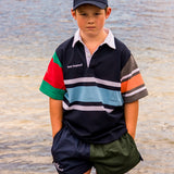 Children's Short - Navy and Bottle Green