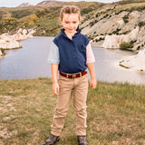 Daisy Ruffle Collar Polo S/S Shirt - Childrens