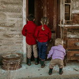 Dusty Kids - WORKSHIRT - RED (Size 4 left)