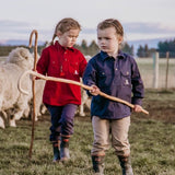 Dusty Kids - WORKSHIRT - RED (Size 4 left)