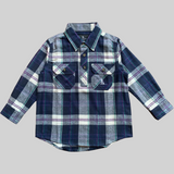 Dusty Kids - FLANNEL - Navy (Size 8,14)